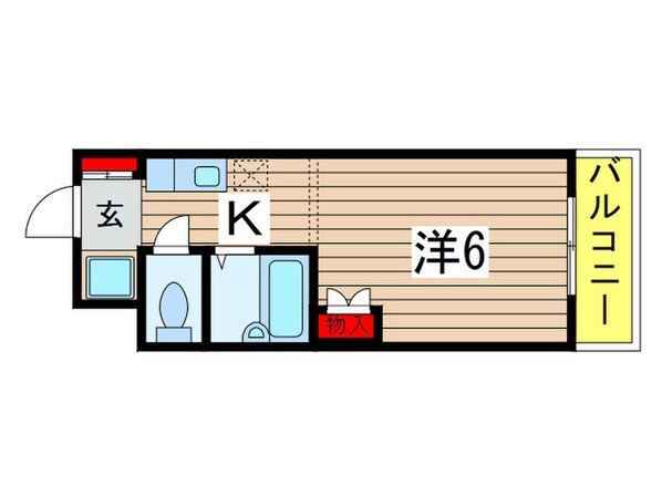 メゾンドディマンシェの物件間取画像